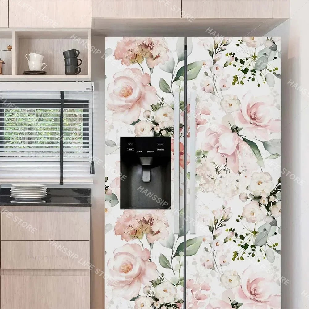 INS Fridge Door Wrap Vinyl Sticker