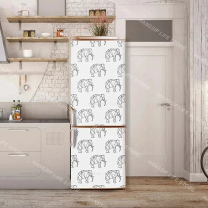 INS Fridge Door Wrap Vinyl Sticker