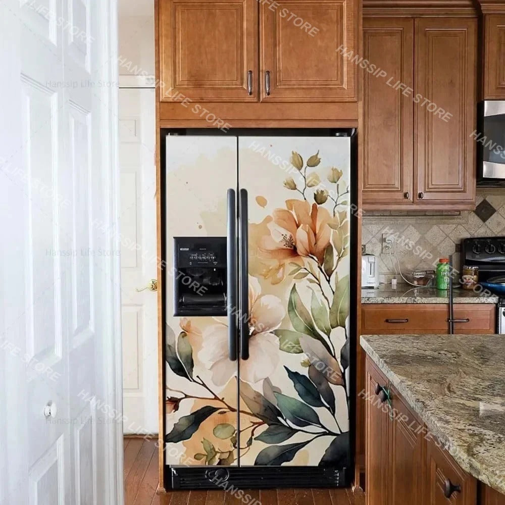 INS Fridge Door Wrap Vinyl Sticker