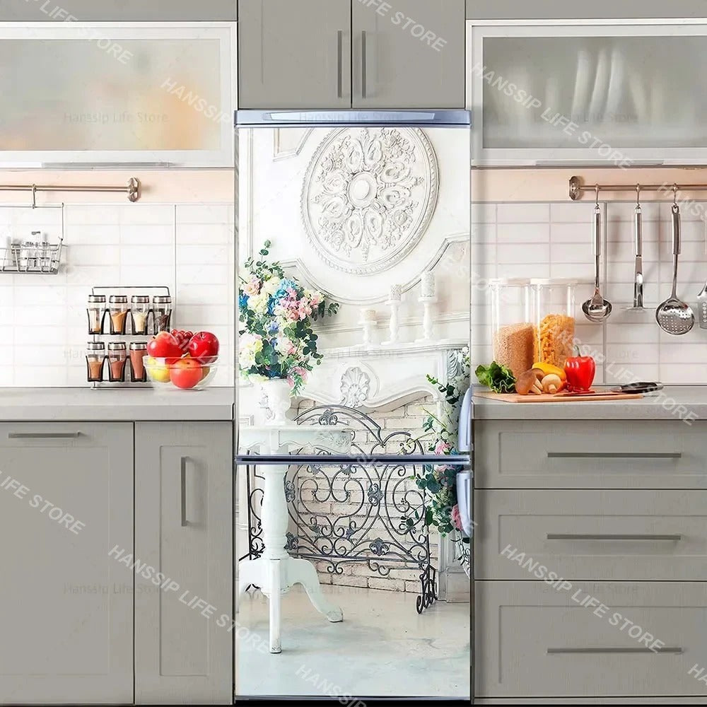INS Fridge Door Wrap Vinyl Sticker