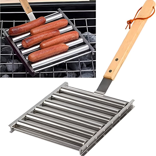 Hot Dog Roller with Beech Handle