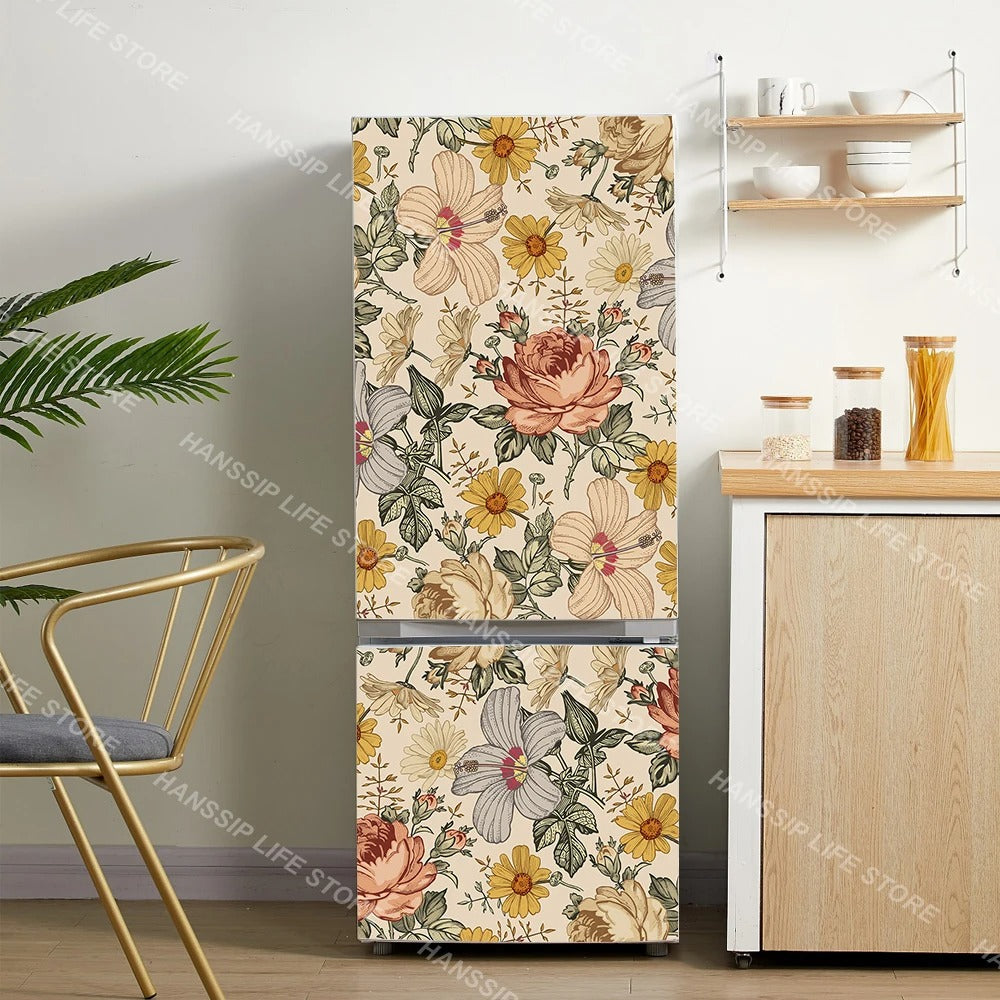 INS Fridge Door Wrap Vinyl Sticker