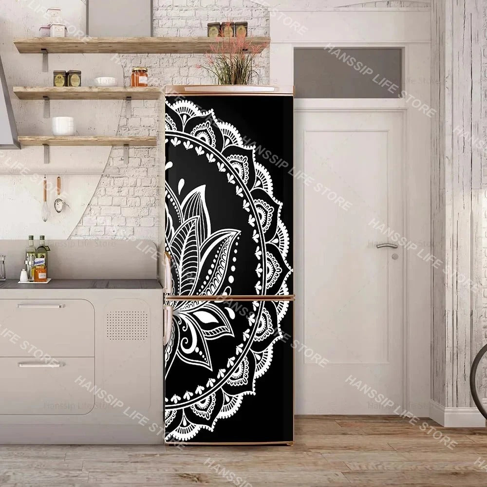 INS Fridge Door Wrap Vinyl Sticker