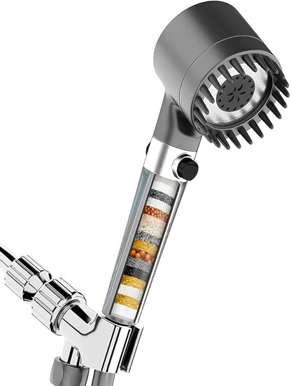 9-piece pressure Showerhead, 3-speed adjustable