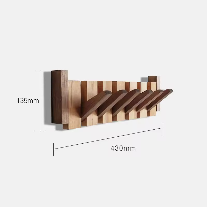 Foldable Elegance Wall Coat Rack