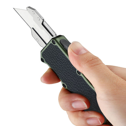 EDC Retractable Utility Knife with Belt Cutter