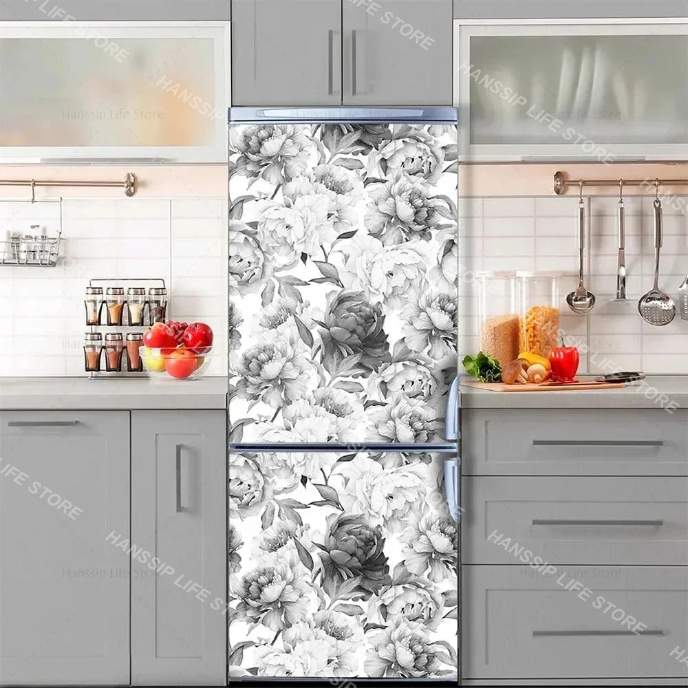 INS Fridge Door Wrap Vinyl Sticker