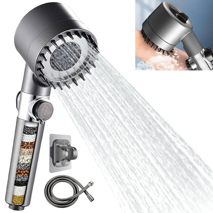 9-piece pressure Showerhead, 3-speed adjustable