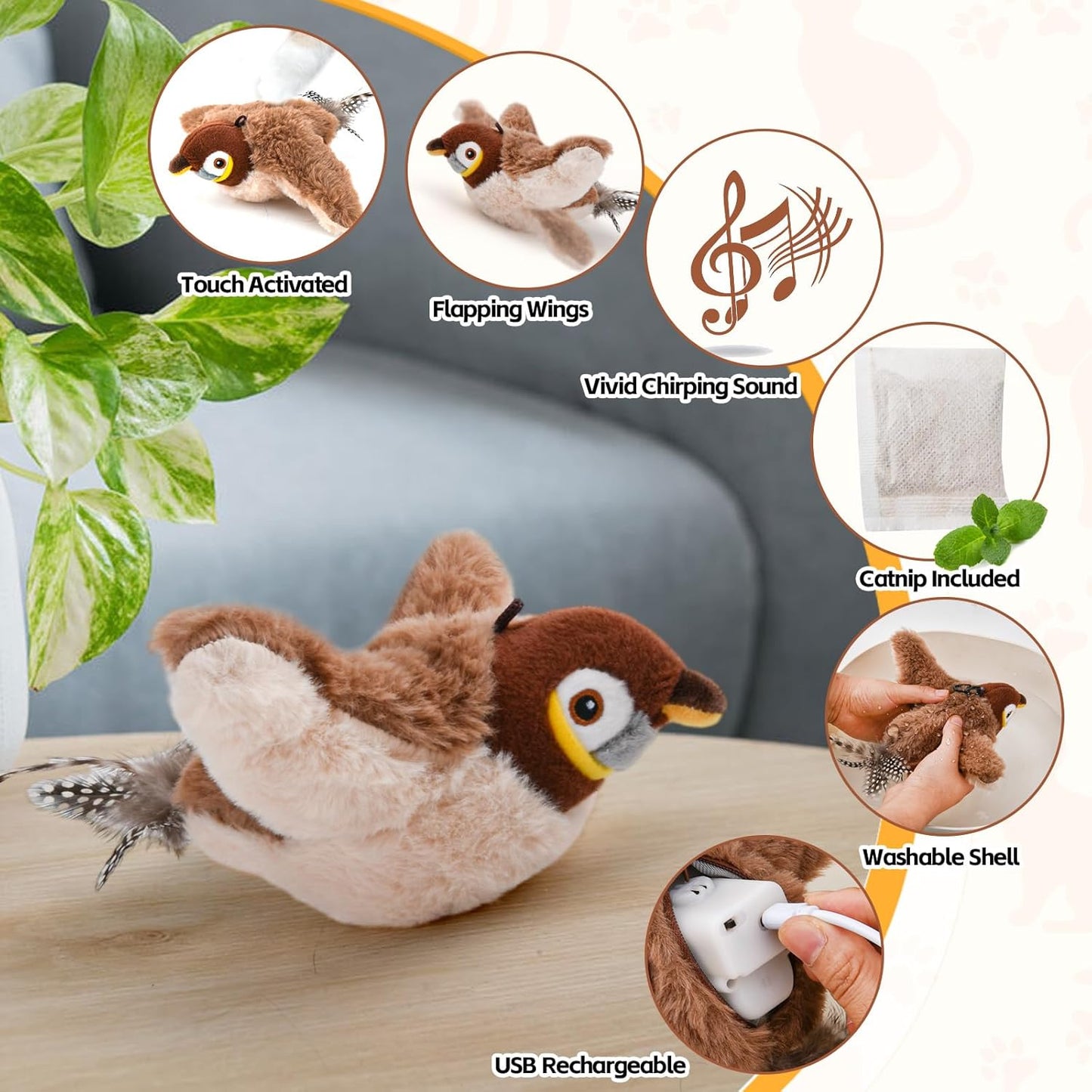 Chirpzy™ Interactive Bird