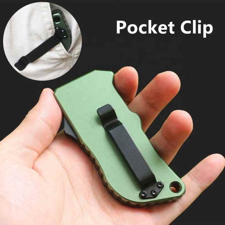 EDC Retractable Utility Knife with Belt Cutter