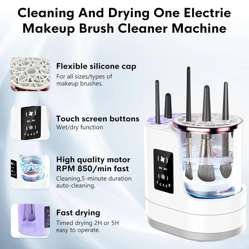 3-in-1 Electric Makeup Brush Cleaner & Dryer