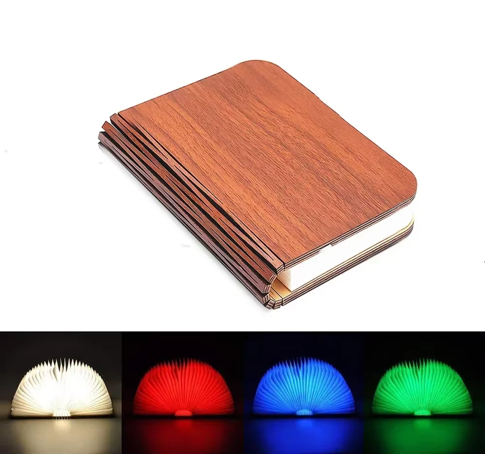 3D Folding Creative LED Book Lamp