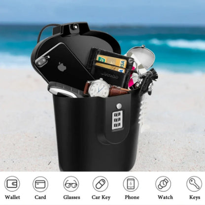 Outdoor Safe Bucket with Lock