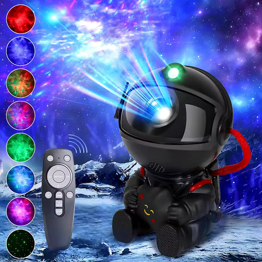 Astronaut Star Projector Galaxy Night Light