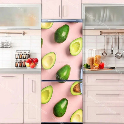 INS Fridge Door Wrap Vinyl Sticker