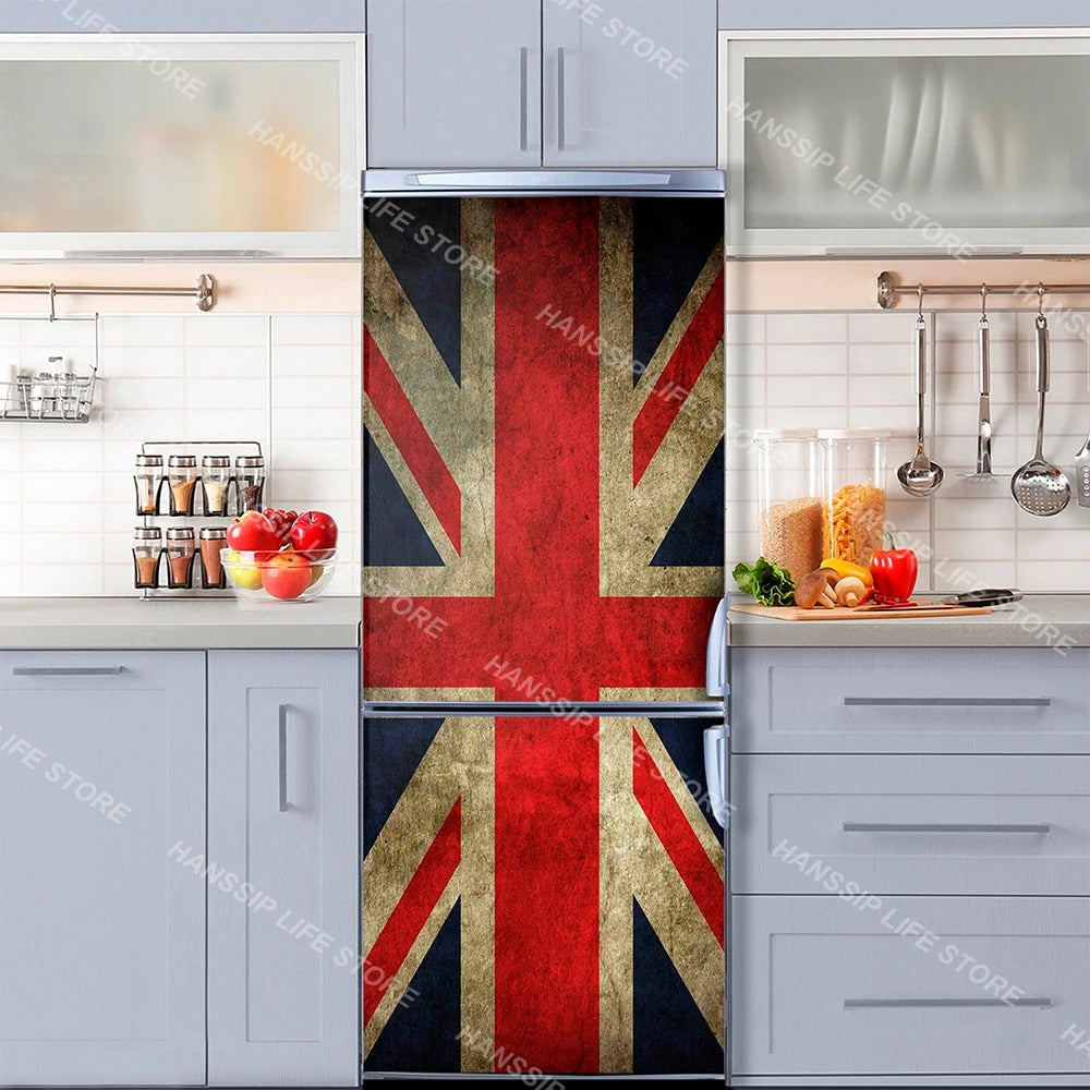 INS Fridge Door Wrap Vinyl Sticker