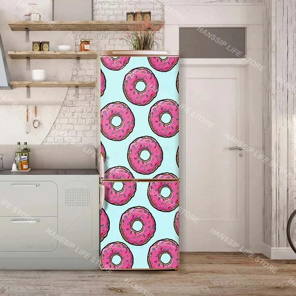 INS Fridge Door Wrap Vinyl Sticker
