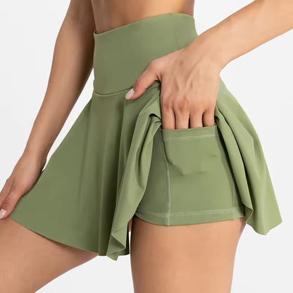 Ace Your Style: Ruffled Tennis & Golf Skort