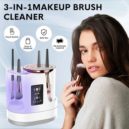 3-in-1 Electric Makeup Brush Cleaner & Dryer